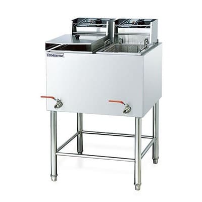 Standing Deep Fryer Electric 2Tank - 2 Basket