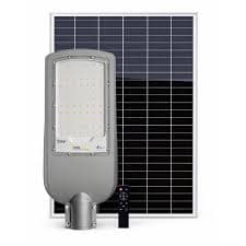SMK 400WATT SOLAR LIGHT, LED 2800 LUMENS, 50WATT POLY SOLAR PANEL